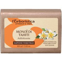 L'Erboristica Estratti Botanici - Monoi di Tahiti Sapone Vegetale Addolcente, 100g