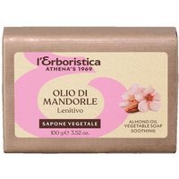 L'Erboristica Estratti Botanici - Olio di Mandorle Dolci Sapone Vegetale Lenitivo, 100g