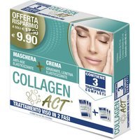 Linea Act Collagen Act - Trattamento Viso 2 in 1 Anti Age Maschera + Crema