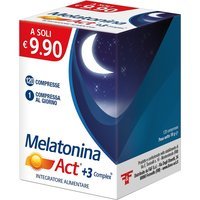 Linea ACT Melatonina ACT +3 Complex - Integratore riposo notturno, 120 compresse