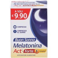 Linea ACT Melatonina Act+ Forte 5 Complex - integratore riposo notturno 90 compresse