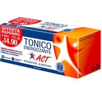 Linea ACT Tonico Energizzante Act Integratore Alimentare, 12 Flaconcini