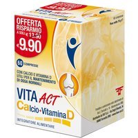 Linea Act Vita Act Calcio + Vitamina D Integratore Alimentare, 60 compresse