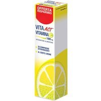 Linea Act Vita ACT Vitamina C 1000mg Integratore, 20 Compresse Effervescenti