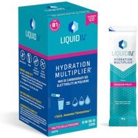 Liquid I.V. Hydration Multiplier Integratore Idratazione Gusto Passion Fruit, 10 Stick