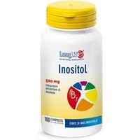 LongLife Inositol Integratore di Inositolo 500mg, 100 Tavolette
