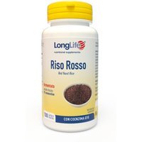 LongLife Riso Rosso Integratore di Riso Rosso Fermentato, 100 Capsule Vegetali