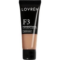 Lovrén Make Up - F3 Fondotinta con Acido Ialuronico Medium, 25ml