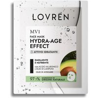 Lovrén MV1 Maschera Viso Hydra-Age Effect Emolliente e Nutriente, 1 Pezzo