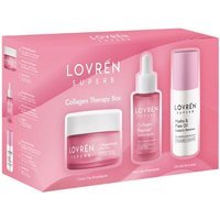 Lovrén Superb Collagen Therapy Box Cofanetto Crema Viso Rimpolpante + Siero Rimpolpante + Olio Gel Struccante