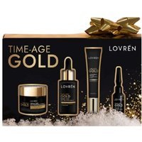Lovrén Time-Age Gold - Cofanetto Lift Plumping Effect Crema Viso 30ml + Siero Viso 30ml + Filler 5ml + Contorno Occhi 15ml
