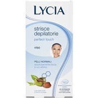 Lycia Perfect Touch - Strisce Depilatorie Viso, 20 Strisce