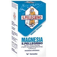 Magnesia S.Pell 90% Polvere per Sospensione Orale Magnesio Idrossido Senza Aroma Trattamento Stitichezza Occasionale e Antiacido, 100g