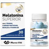 Marco Viti Elite Melatonina SUPERIOR Integratore 30 Compresse Da 466 mg
