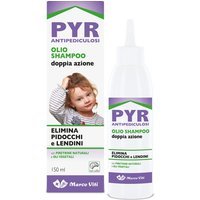 Marco Viti Pyr - Olio Shampoo Antipediculosi Doppia Azione, 150ml
