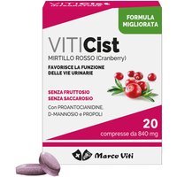 Marco Viti VitiCist Integratore Alimentare per le Vie Urinarie, 20 compresse