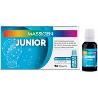 Massigen Junior Integratore Alimentare, 10 Flaconi Da 25ml