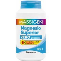Massigen Magnesio Superior Zero Zuccheri Integratore Alimentare, 300g