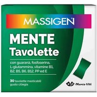 Massigen Mente Integratore Funzioni Intellettive, 30 Tavolette Masticabili