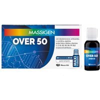 Massigen Over 50 Integratore Energetico, 10 flaconi da 25ml