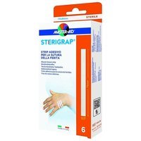 Master-Aid Sterigrap - Strip Cerotto Per Sutura 7,5cm x 0,6cm, 6 Strip