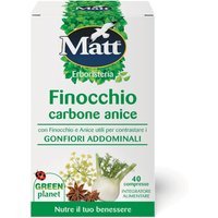 Matt Erboristeria - Finocchio Carbone Anice Integratore, 40 Compresse
