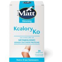 Matt Slimming - Kcalory KO Integratore Alimentare Metabolismo, 30 Compresse