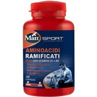 Matt Sport - Integratore di Aminoacidi Ramificati BCAA, 120 compresse
