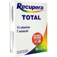 Maven Pharma Recupera - Total Integratore di Vitamine e Minerali, 30 compresse