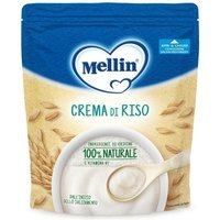 Mellin Crema di Riso dal 4° mese Ingredienti di origine 100% Naturale e Vitamina B1, 200g