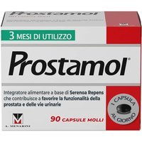 Menarini Prostamol Integratore con Serenoa repens per la Funzionalità della Prostata e delle Vie Urinarie, 90 capsule