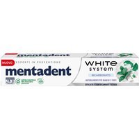 Mentadent White System - Bicarbonato Dentifricio Sbiancante, 75ml