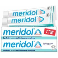 Meridol Dentifricio Protezione Gengive Combatte Batteri e Irritazione, 2 x 75ml