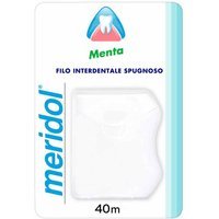 Meridol Filo Interdentale Spugnoso Cerato Delicato Gusto Menta Fresca, 40mt