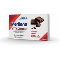 Meritene Vitachoco Fondente Integratore Vitamine Minerali, 15 tavolette