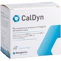 Metagenics CalDyn Integratore di Calcio per il Tessuto Osseo, 21 Bustine