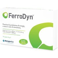 Metagenics FerroDyn Integratore di Ferro Formazione Globuli Rossi, 30 Capsule