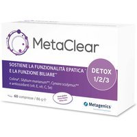 Metagenics MetaClear Funzionalità Epatica e Funzione Biliare, 60 Compresse
