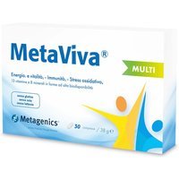 Metagenics MetaViva Multi Integratore Antiox Energia e Immunità, 30 Compresse