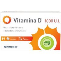 Metagenics Vitamina D 1000 U.I. Immunità e Salute Ossa, 84 Compresse Masticabili