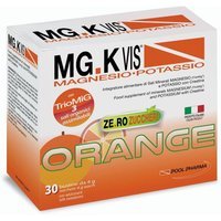 MG.K VIS Magnesio Potassio Gusto Orange Zero Zuccheri, 30 Bustine