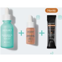 Miamo Protocollo AntiOx Repair & Protect Vitamin Blend 15% Recovery Serum 30ml + Pigment Defense Sunscreen Drops SPF50+ 10ml + Skin Defense Integratore 3 bustine