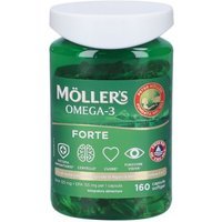 Moller's Omega-3 Forte Integratore Alimentare, 160 capsule