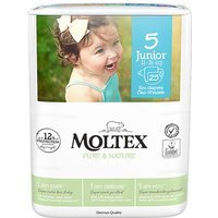 Moltex Pure & Nature - Pannolini Junior Taglia 5 11-25 Kg, 25 Pannolini
