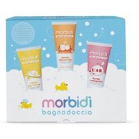 Morbidì Regalo 3 Bagnodoccia - Detergenti lenitivi ed emollienti per pelli sensibili, 3 tubi