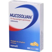 Mucosolvan 15mg Ambroxolo per Affezioni Broncopolmonari, 20 pastiglie