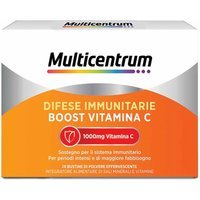 Multicentrum Difese Immunitarie Integratore Vitamina C Sali Minerali, 14 Bustine