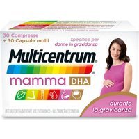 Multicentrum Mamma DHA Multivitaminico Minerale Gravidanza, 30 Cpr + 30 Cps