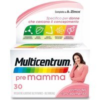Multicentrum Pre-Mamma Integratore Vitamine Minerali Pre Concepimento, 30 Cpr