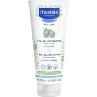 Mustela 2 In 1 Gel Detergente Corpo e Capelli Bambini Protegge Idrata, 200ml